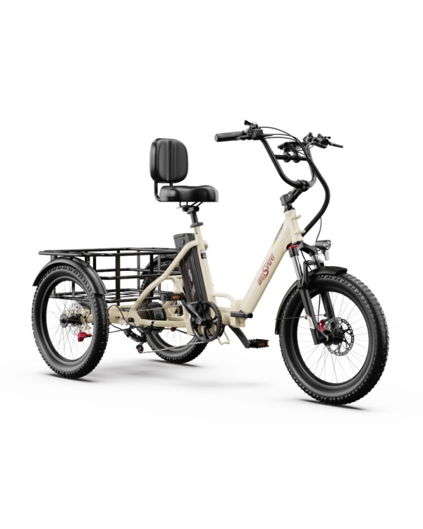 OneSport OT30 Pro CARGO elektrinis triratis dviratis (20")