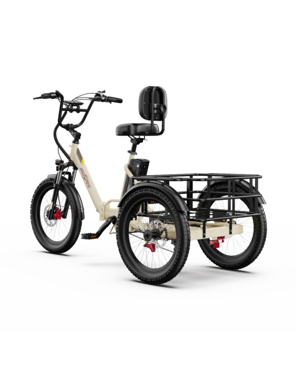 OneSport OT30 Pro CARGO elektrinis triratis dviratis (20")