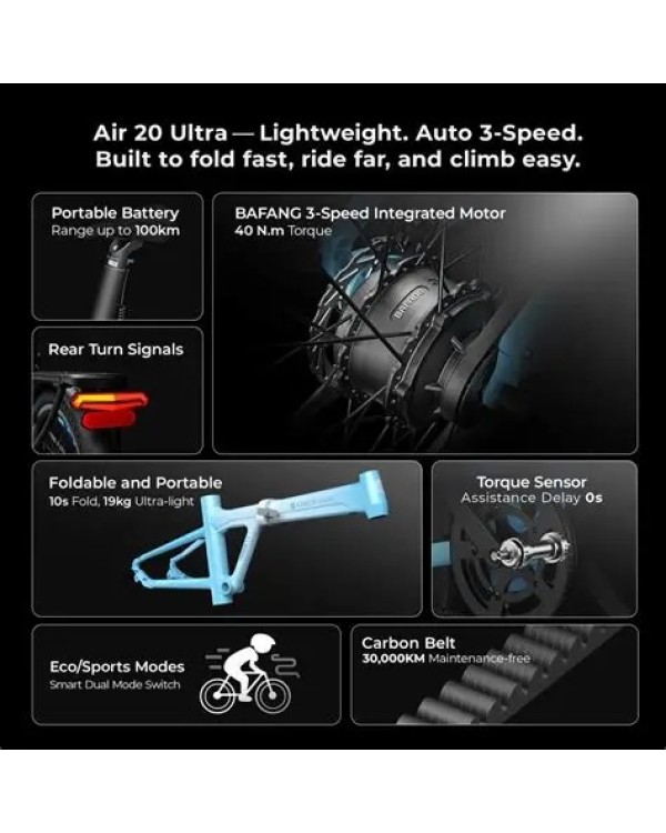 ADO Air 20 Ultra elektrinis dviratis