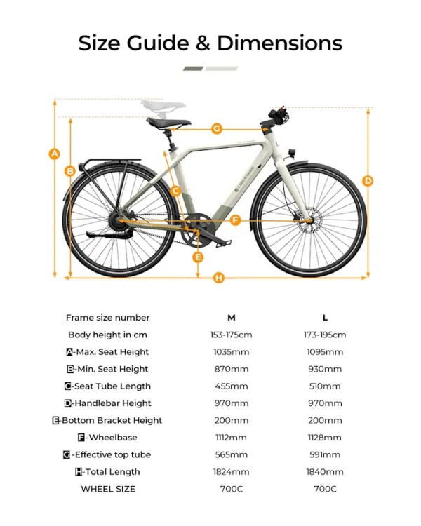 ADO Air 30 Pro elektrinis dviratis