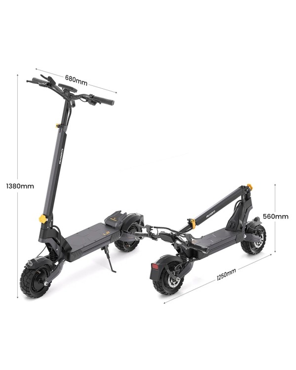 Ausom L2 dual elektrinis paspirtukas
