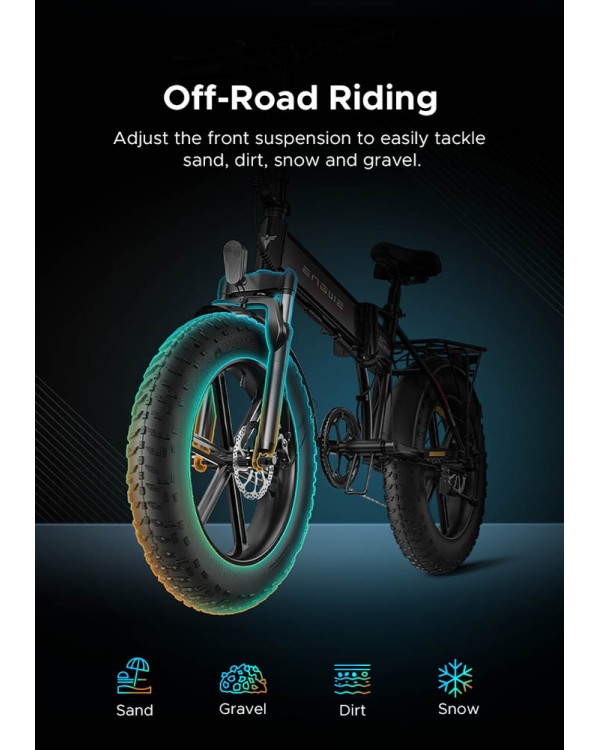 ENGWE EP-2 PRO BOOST elektrinis dviratis Fat bike