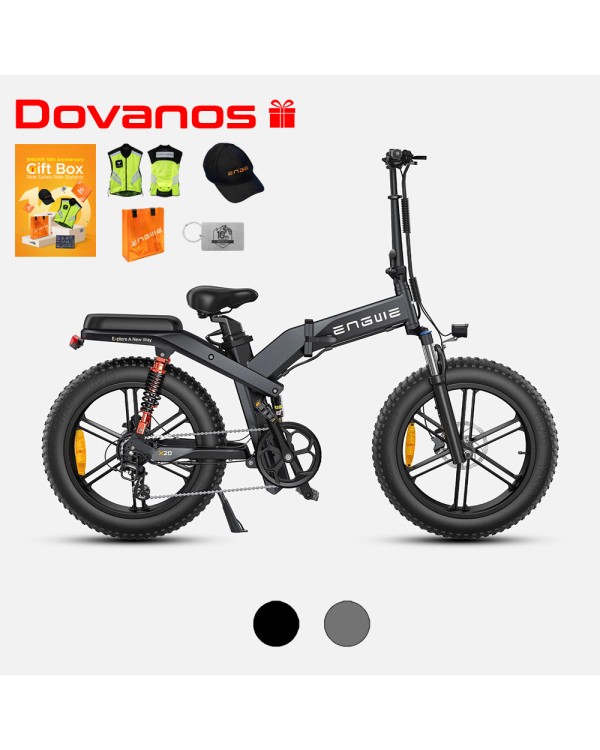 ENGWE X20 750W 14.4+7.8Ah elektrinis dviratis