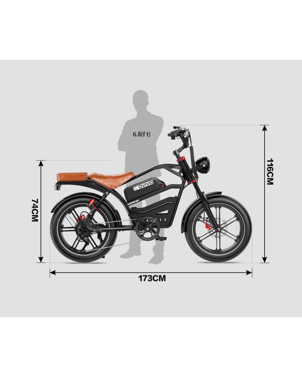 OVIVO Hyper Go elektrinis dviratis