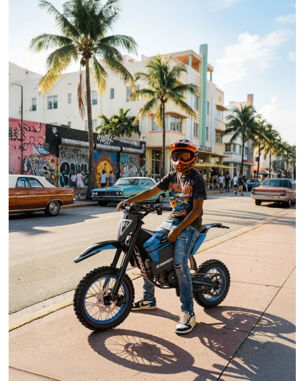 Zawes S3 elektrinis dviratis off-road dirt bike