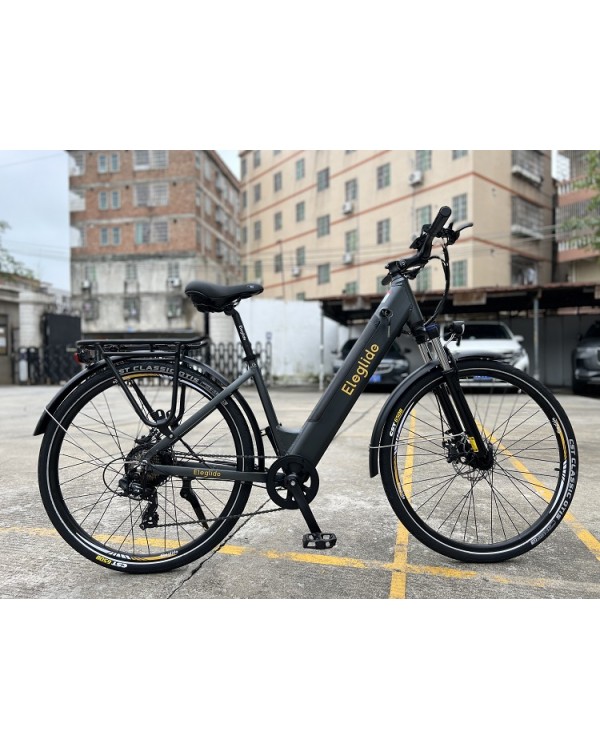 ELEGLIDE T1 ST elektrinis dviratis pilkas
