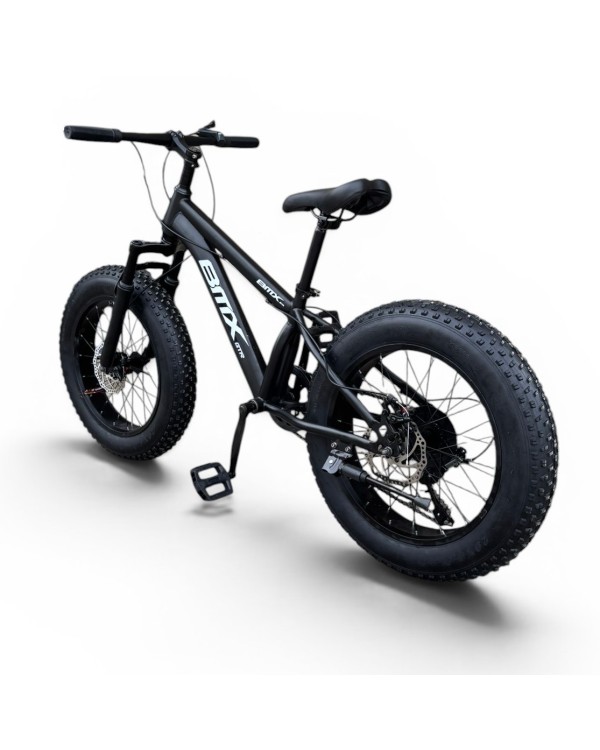 Vaikiškas fatbike dviratis GTR Juodas 20'