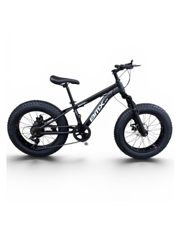 Vaikiškas fatbike dviratis GTR Juodas 20'