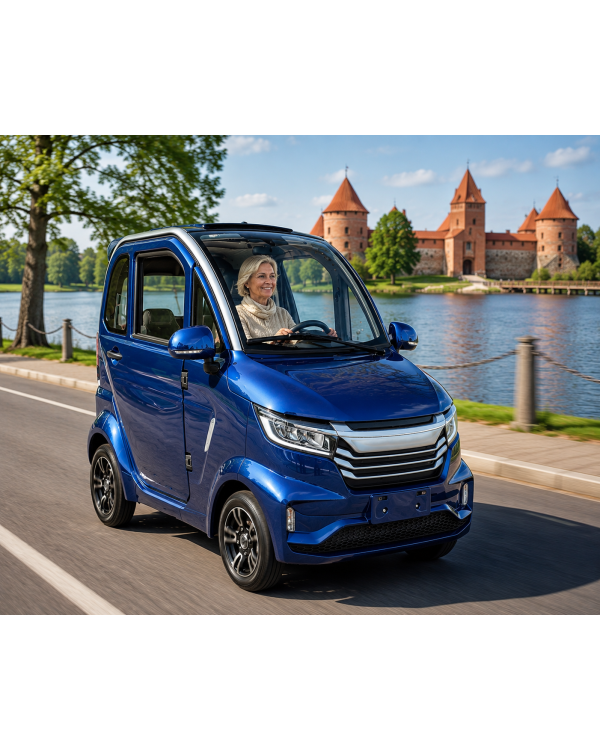 Elektrinis mini automobilis Q7 1000w, Mėlynas EEC