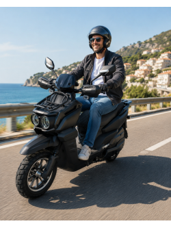 Elektrinis dviratis motoroleris 'Tank'