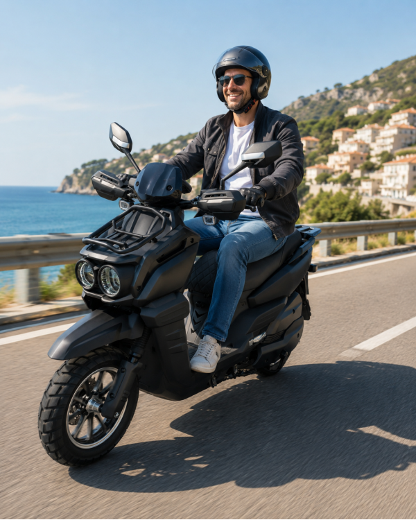 Elektrinis dviratis motoroleris 'Tank'