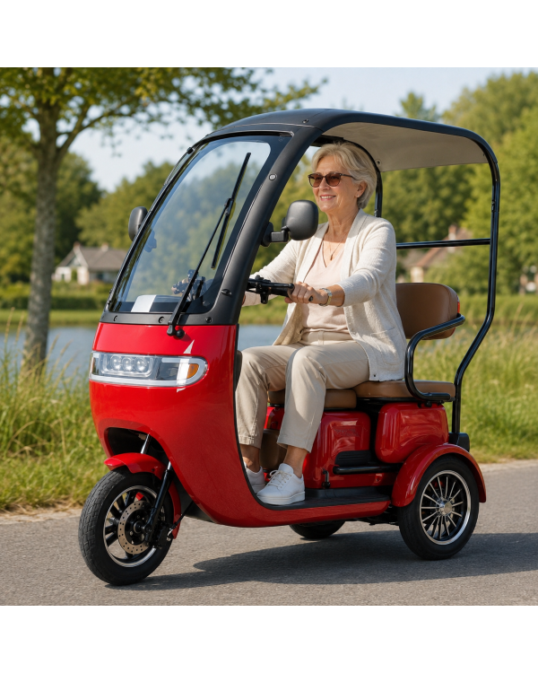Elektrinis triratis motoroleris X3 'Mėlynas'