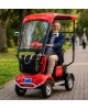 Elektrinis trivietis keturratis motoroleris su stogu FL-02 