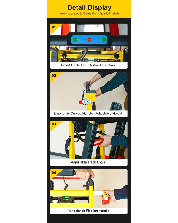Elektrinis laiptų kopiklis (neįgaliųjų transportavimui laiptais) DW11