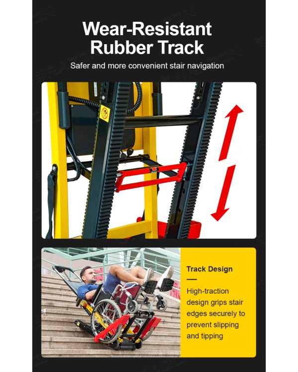 Elektrinis laiptų kopiklis (neįgaliųjų transportavimui laiptais) DW11