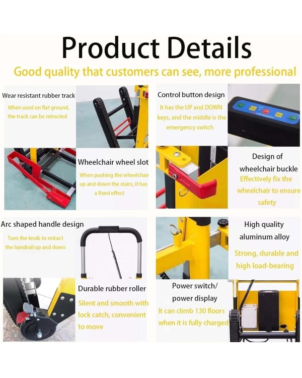 Elektrinis laiptų kopiklis (neįgaliųjų transportavimui laiptais) DW11