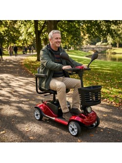 Elektrinis skuteris keturratis sulankstomas vežimėlis X02
