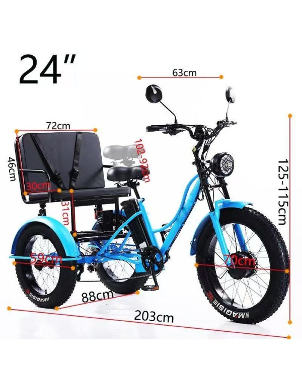 Triratis elektrinis dviratis Motiro "M36"