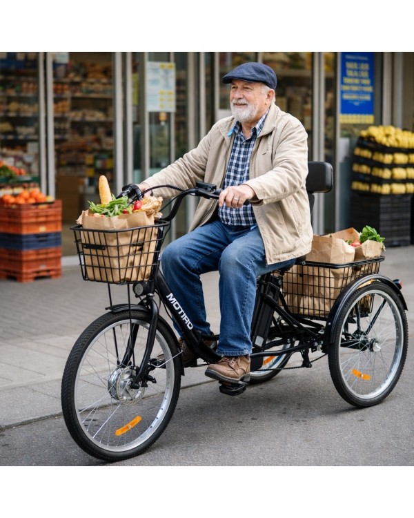 Triratis elektrinis dviratis Motiro "M24"