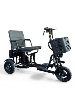Elektrinis sulankstomas triratis skuteris S5 Pro