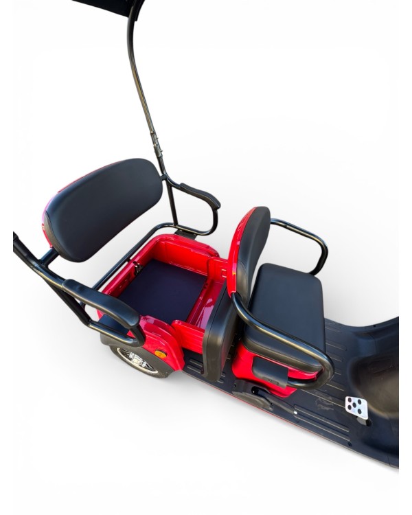 Elektrinis trivietis triratis motoroleris HS-70 EEC