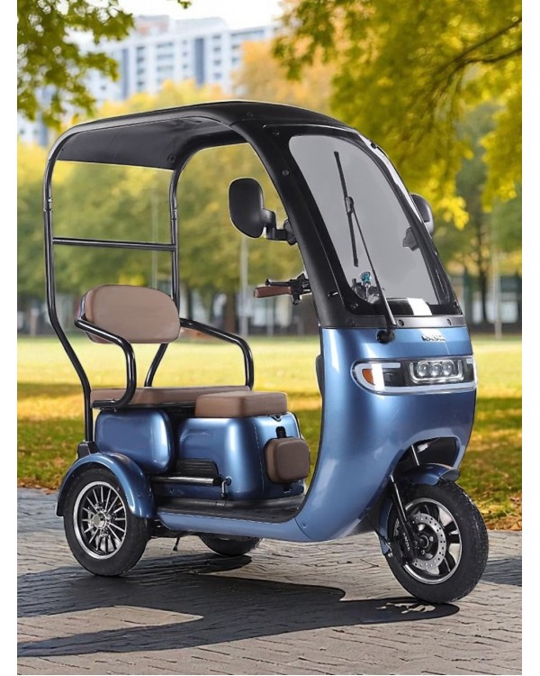 Elektrinis triratis motoroleris X3 'Mėlynas'