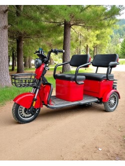 Elektrinis keleivinis/krovininis trivietis triratis motoroleris SL-08 