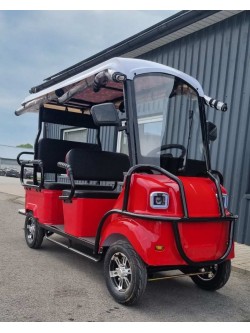 Elektrinis šešiavietis keturratis motoroleris su stogu FL-06-7 (Ekspozicinis)