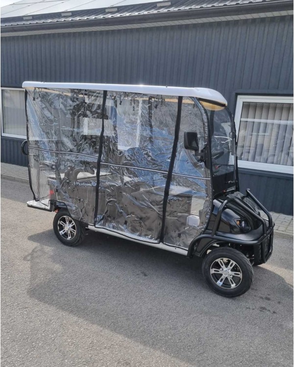 Elektrinis šešiavietis keturratis motoroleris su stogu FL-06 