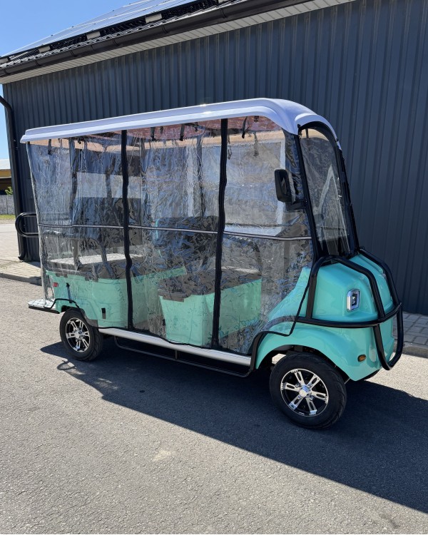 Elektrinis šešiavietis keturratis motoroleris su stogu FL-06-7
