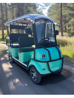 Elektrinis šešiavietis keturratis motoroleris su stogu FL-06-7