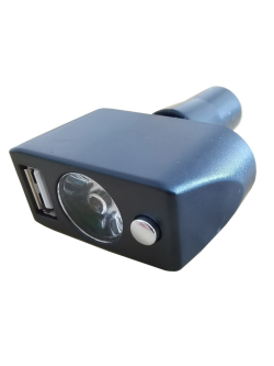 USB jungtis ir apšvietimas neįgaliojo vežimėliui