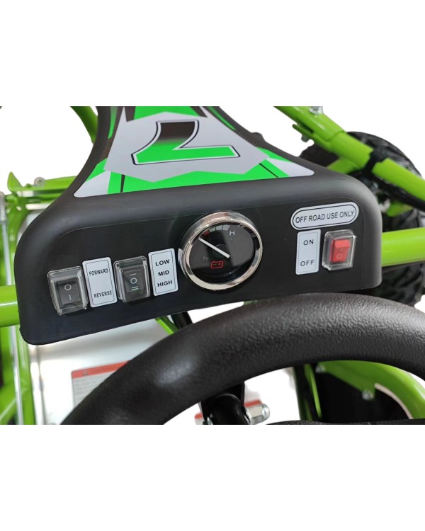 Mini elektrinis kartingas 1000W 48V varikliu Mini elektrinis kartingas 1000W 48V varikliu