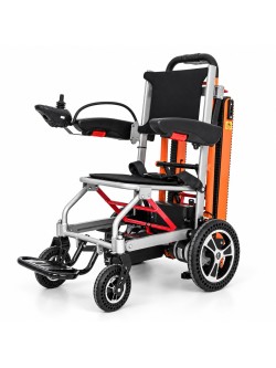 Elektrinis neįgaliųjų vežimėlis su laiptų kopikliu FL02 (2 in 1, iki 159 kg)