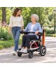 Elektrinis neįgaliųjų vežimėlis su laiptų kopikliu FL02 (2 in 1, iki 159 kg)