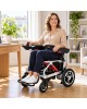 Elektrinis neįgaliųjų vežimėlis su laiptų kopikliu FL02 (2 in 1, iki 159 kg)