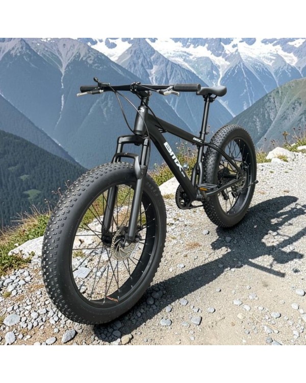 Fatbike dviratis GUT-24 26" Juodas