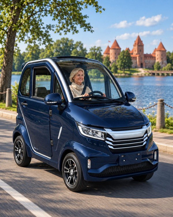Elektrinis mini automobilis Q7 1000w, Mėlynas EEC
